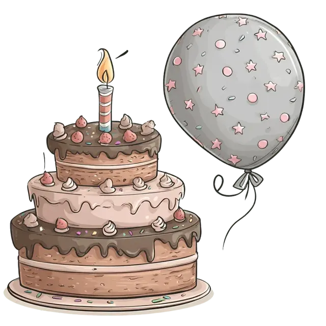 Birthday and anniversary animation background